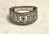Sterling Silver Diamond Ring