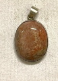 Sterling Silver Pendant with Gemstone