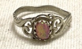 Sterling Silver Opal Ring