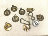 Vintage USA State Key Chains