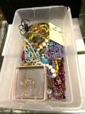 Bin full of Jewelry
