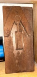 Unfinished Makah Carving Old Age
