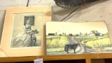 Vintage Sample Print and Painting