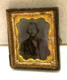 Daguerreo Type photo Man from Civil War Era