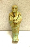 very Rare Male Shabti Carving a hekha and Nekhakha Crook and Flail. Hekha Used by Shepards and Neckh