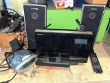 Isymphony Stereo and Timex Alarm Clock