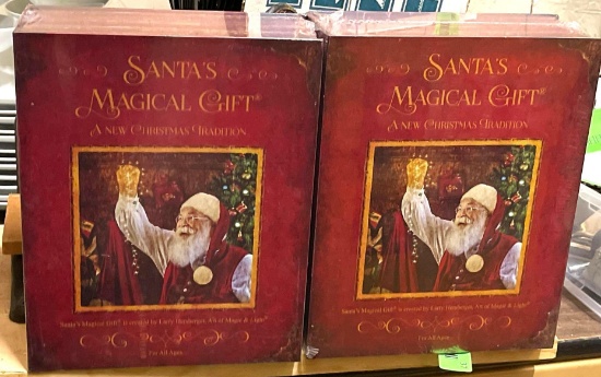 2 New Santa's Magical Gift Set - with Poetic Book, Magic Box and Wish Book