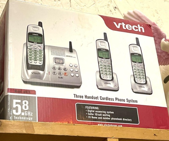 Vtech 3 Handset Cordless Phone System