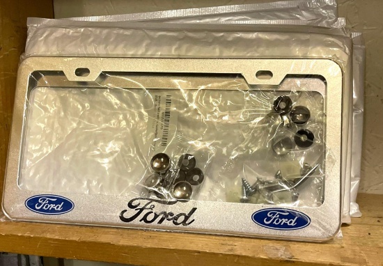 6 New Ford Metal License Plate frames