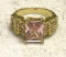 Pink Stone Ring size 7