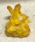 484.2 Cts Yellow Crystal Found In Cave