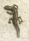 Sterling Silver Gecko Maracite Pin