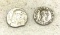 Two Silverized Roman Coin types- No Silver Content