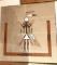 Very Large Navajo Sand Painting of Yui Dancer Signed and Legend on Back