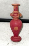 Old Large Red Glass Jar said to Be Roman Red Color Comes from Gold Oxide