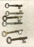 Vintage 6 Skeleton Keys