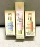 New Pixi Skintreats Lot- Clarity Concentrate, Glow Tonic Serum and Rose Ceramide Cream