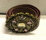 Very Nice Fashion Belt with Faceted Stones