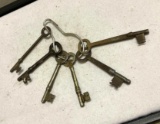 Vintage Lot of 6 Skeleton Keys