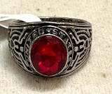 United States Army Ring Red Size 12