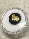 Onyx with Gold Cat