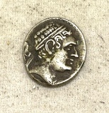 Greek Style Silverized Coin Not Solid Silver