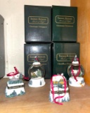 4 Thomas kinkade Christmas Ornaments
