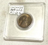 1909 V.D.B. ms-60Wheat Penny