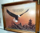 Framed Eagle Art 24