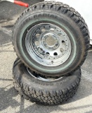 Pair of Wintermark Steel Radial Snow Tires P205/&5R14