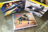 3 New and Sealed F-117A Stealth Fighter Models