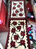 2 Holiday Throw Rugs