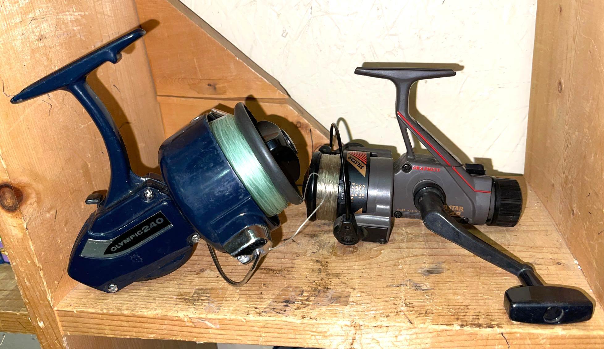 Olympic 240 Fishing Reel and Silstar CX40