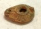 Potter Oil Lamp from the Holy Lands- Age is About the time of Jesus His Hebrew Name is Yeshua