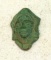 Face of Roman God An Applique to Be Inlaid Into Furniture or jewlery Box
