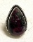 Ruby Zoisite Ring Size 8
