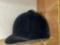 Vintage Velvet English Fox Hunting Hat Made by Cliff Barns by Early 20th Century