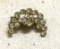Rhinestone Moon Brooch