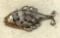 Sterling Silver Fish W/ Geometric Designs c:1950's