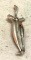 1950's pin w/ Bow Sterling Silver