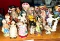 Lot of Clown Figurines