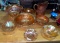 8 Pieces of Vintage Carnival Glass
