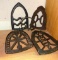 Vintage Cast iron Plates