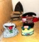 Vintage wood / Ceramic Miniatures