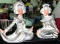 2 Vintage Asian Ceramic Figurines
