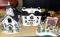3 Christmas Village Houses