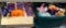 Lot of Halloween Decor- New Light Up Necklaces, Table Cloth, light up Pumpkins etc