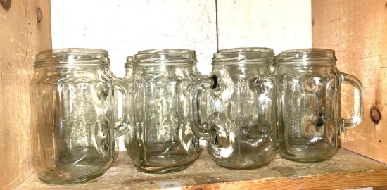 Set of 8 Glass Mugs