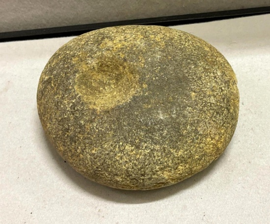 Neolithic Columbia River American Indian Grinding Fire Starter Stone 1000's of Years Old