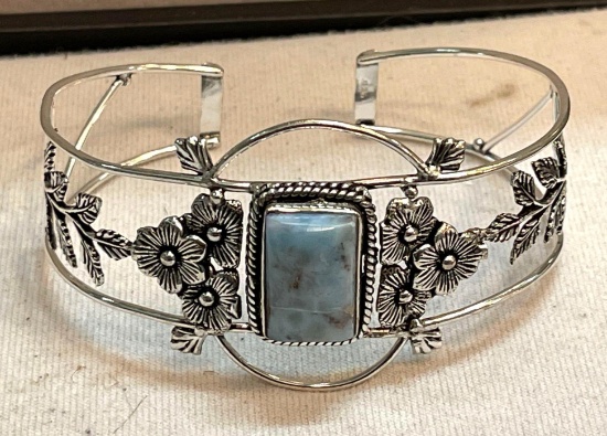 Larimar Bangle Bracelet